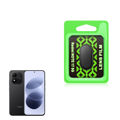 Xiaomi Redmi Note 17 Zore CL-07 Camera Lens Protector Black