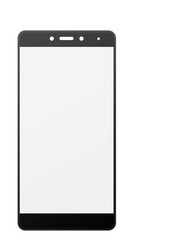 Xiaomi Redmi Note 4 Zore Ekranı Tam Kaplayan Düz Cam Koruyucu Siyah