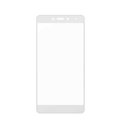 Xiaomi Redmi Note 4 Zore Ekranı Tam Kaplayan Düz Cam Koruyucu Beyaz