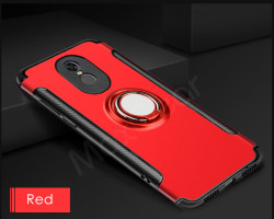 Xiaomi Redmi Note 4 Kılıf Zore Yüzüklü Verus Kapak Kırmızı