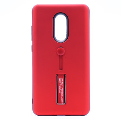 Xiaomi Redmi Note 4x Kılıf Zore Olive Standlı Kapak Kırmızı
