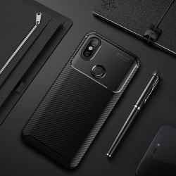 Xiaomi Redmi Note 5 Pro Kılıf Zore Negro Silikon Kapak Siyah
