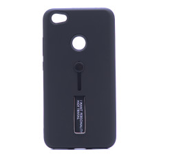 Xiaomi Redmi Note 5A Kılıf Zore Olive Standlı Kapak Siyah