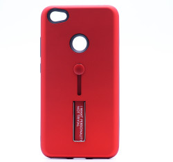 Xiaomi Redmi Note 5A Kılıf Zore Olive Standlı Kapak Kırmızı