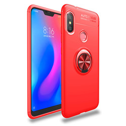 Xiaomi Redmi Note 6 Pro Case Zore Ravel Silicon Cover Red
