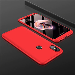Xiaomi Redmi Note 6 Pro Kılıf Zore Ays Kapak Kırmızı
