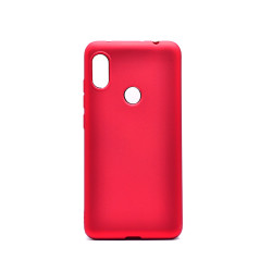 Xiaomi Redmi Note 6 Pro Kılıf Zore Premier Silikon Kapak Kırmızı