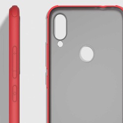 Xiaomi Redmi Note 7 Kılıf Zore Odyo Silikon Kırmızı