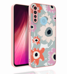 Xiaomi Redmi Note 8 Case Patterned Camera Protection Glossy Zore Nora Cover NO5
