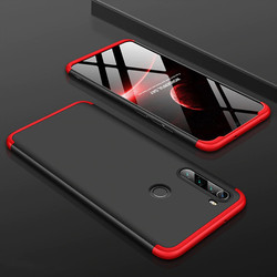 Xiaomi Redmi Note 8 Case Zore Ays Cover Black-Red