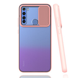 Xiaomi Redmi Note 8 Case Zore Lensi Cover Light Pink