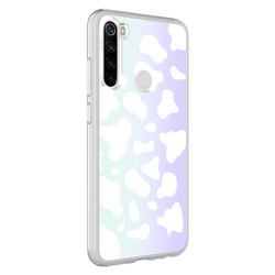 Xiaomi Redmi Note 8 Case Zore M-Blue Patterned Cover Cow No2