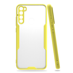 Xiaomi Redmi Note 8 Case Zore Parfe Cover Yellow