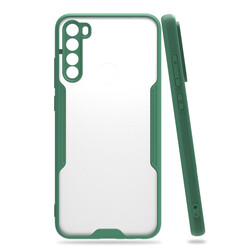 Xiaomi Redmi Note 8 Case Zore Parfe Cover Dark Green