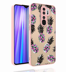 Xiaomi Redmi Note 8 Pro Case Patterned Camera Protection Glossy Zore Nora Cover NO1