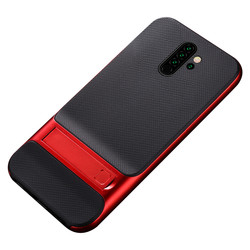 Xiaomi Redmi Note 8 Pro Case Zore Stand Verus Cover Red