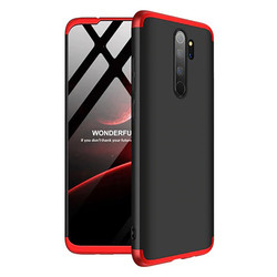 Xiaomi Redmi Note 8 Pro Case Zore Ays Cover Black-Red