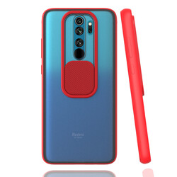 Xiaomi Redmi Note 8 Pro Case Zore Lensi Cover Red