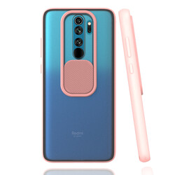 Xiaomi Redmi Note 8 Pro Case Zore Lensi Cover Light Pink