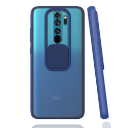 Xiaomi Redmi Note 8 Pro Case Zore Lensi Cover Navy blue