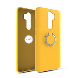 Xiaomi Redmi Note 8 Pro Case Zore Plex Cover Yellow