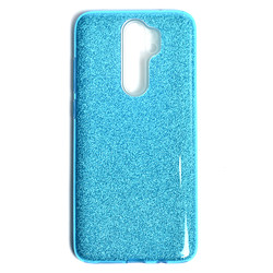Xiaomi Redmi Note 8 Pro Case Zore Shining Silicon Blue