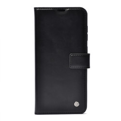 Galaxy A81 (Note 10 Lite) Kılıf Zore Kar Deluxe Kapaklı Kılıf Siyah