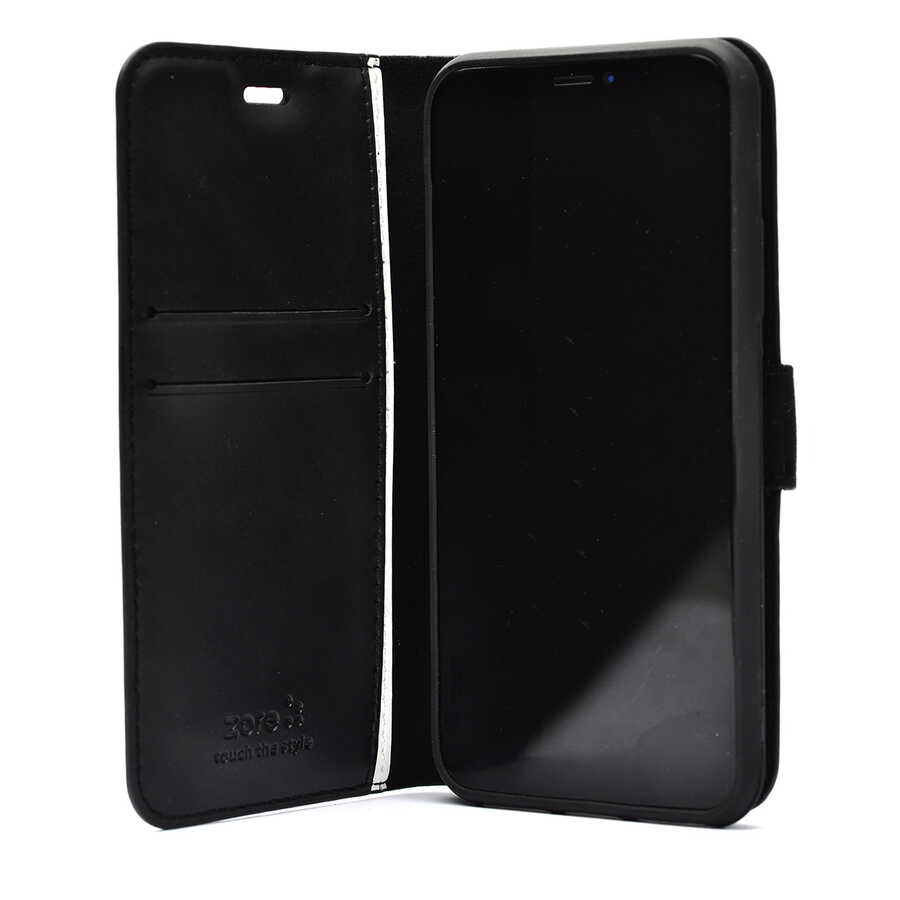 Xiaomi Redmi Note 8 Pro Kılıf Zore Kar Deluxe Kapaklı Kılıf - 6