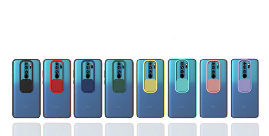Xiaomi Redmi Note 8 Pro Kılıf Zore Lensi Kapak - 3