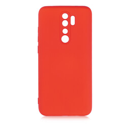 Xiaomi Redmi Note 8 Pro Kılıf Zore Mara Lansman Kapak Kırmızı