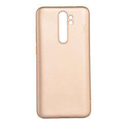 Xiaomi Redmi Note 8 Pro Kılıf Zore Premier Silikon Kapak Gold