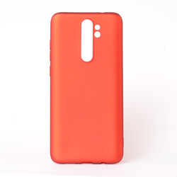 Xiaomi Redmi Note 8 Pro Kılıf Zore Premier Silikon Kapak Kırmızı