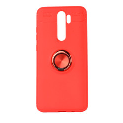 Xiaomi Redmi Note 8 Pro Kılıf Zore Ravel Silikon Kapak Kırmızı