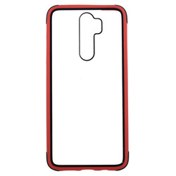 Xiaomi Redmi Note 8 Pro Kılıf Zore Tiron Kapak Kırmızı