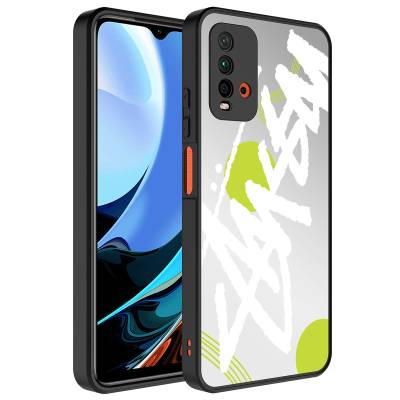 Xiaomi Redmi Note 9 4G Case Mirror Patterned Camera Protected Glossy Zore Mirror Cover Yazı