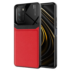 Xiaomi Redmi Note 9 4G Case ​Zore Emiks Cover Red