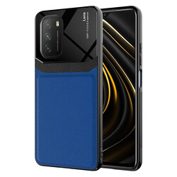 Xiaomi Redmi Note 9 4G Case ​Zore Emiks Cover Navy blue