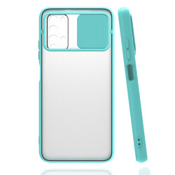 Xiaomi Redmi Note 9 4G Case Zore Lensi Cover Turquoise