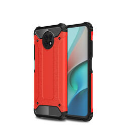 Xiaomi Redmi Note 9 5G Case Zore Crash Silicon Cover Red