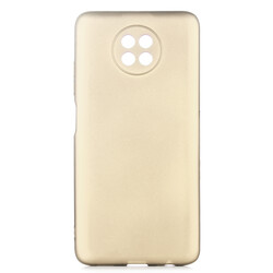 Xiaomi Redmi Note 9 5G Case Zore Premier Silicon Cover Gold