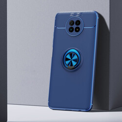 Xiaomi Redmi Note 9 5G Case Zore Ravel Silicon Cover Blue