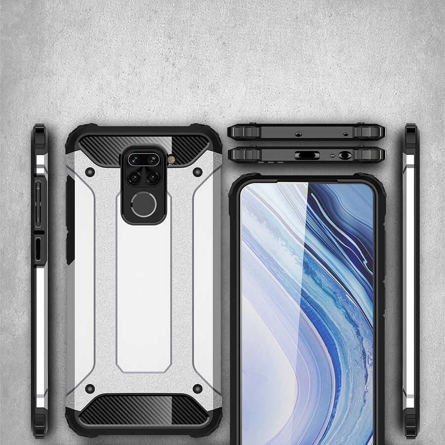 Xiaomi Redmi Note 9 Case Zore Crash Silicon Cover - 5