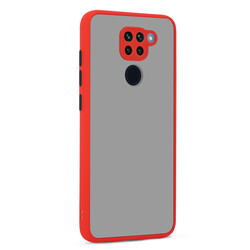Xiaomi Redmi Note 9 Case Zore Hux Cover Red
