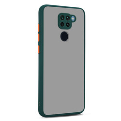 Xiaomi Redmi Note 9 Case Zore Hux Cover Dark Green