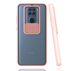 Xiaomi Redmi Note 9 Case Zore Lensi Cover Light Pink