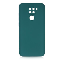 Xiaomi Redmi Note 9 Case Zore Mara Lansman Cover Dark Green