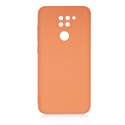 Xiaomi Redmi Note 9 Case Zore Mara Lansman Cover Orange