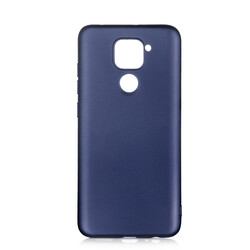 Xiaomi Redmi Note 9 Case Zore Premier Silicon Cover Navy blue