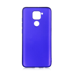 Xiaomi Redmi Note 9 Case Zore Premier Silicon Cover Saks Blue