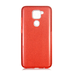 Xiaomi Redmi Note 9 Case Zore Shining Silicon Red